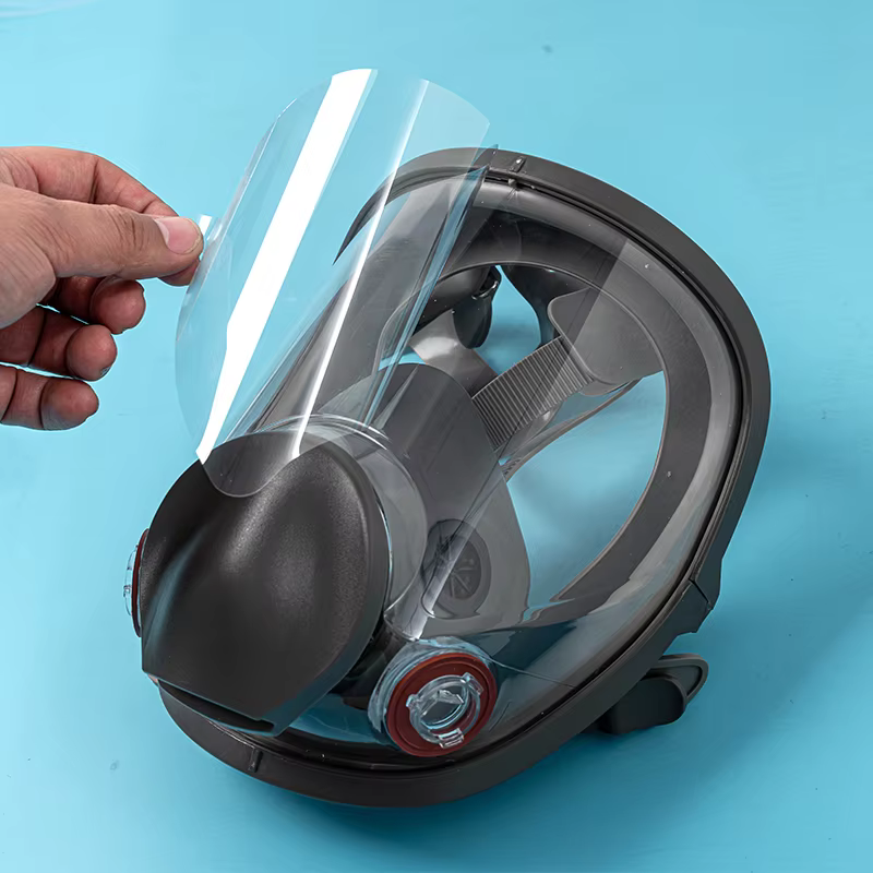 3M 6800 Película antiarañazos para visera máscara de gas - imagen 3
