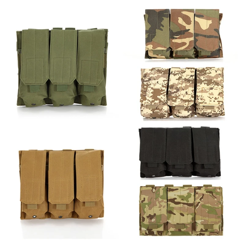 Bolsa táctica Triple M4 5,56mm Molle - Chaleco de tiro o Airsoft - imagen 4