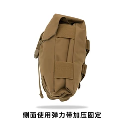Bolsa táctica máscara de gas compacta MOLLE universal lateral