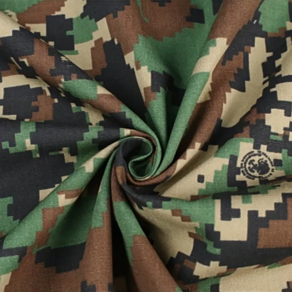 Tela de camuflaje táctica mexicana poliéster y algodón para exterior - imagen 5