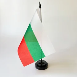 Banderín de escritorio Bulgaria 30cm – Decoración eventos y festivales