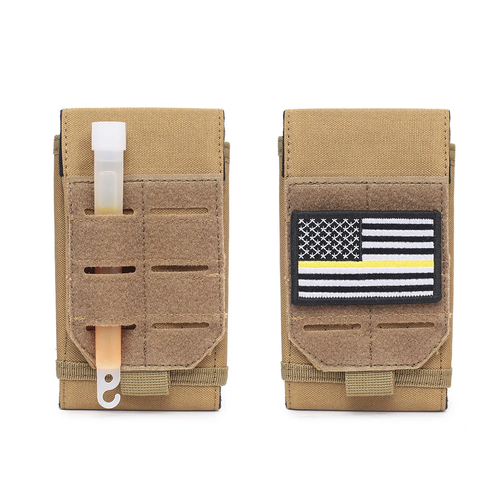 Bolsa MOLLE teléfono táctica riñonera senderismo EDC - imagen 5