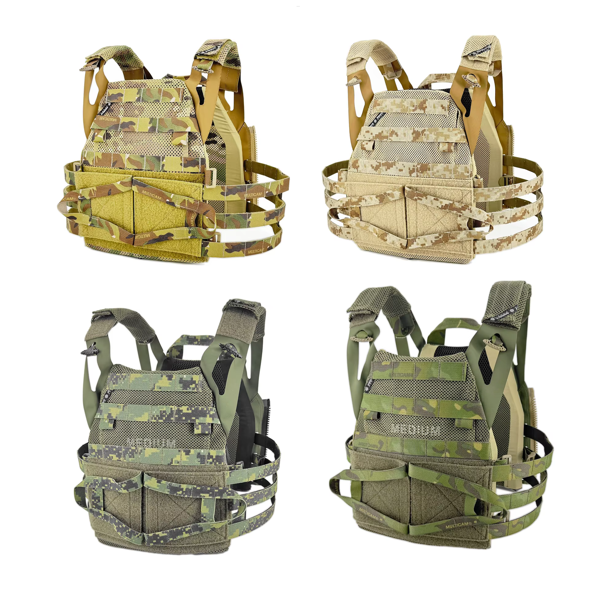 Shekkin CP JPC2.0 chaleco táctico AOR1 AOR2 camuflaje ripstop - imagen 3