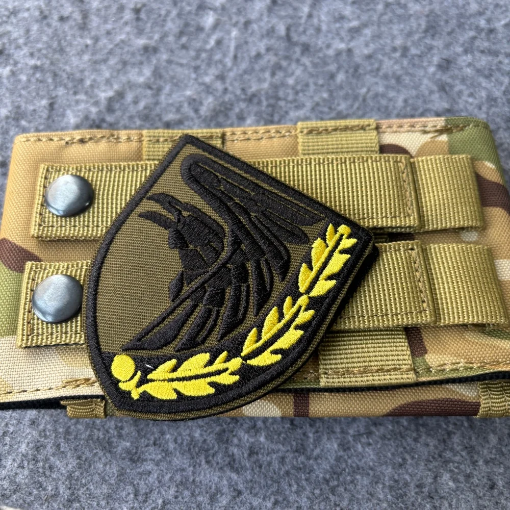 Parche táctico Arms Trident bandera de Ucrania bordado con velcro - imagen 3