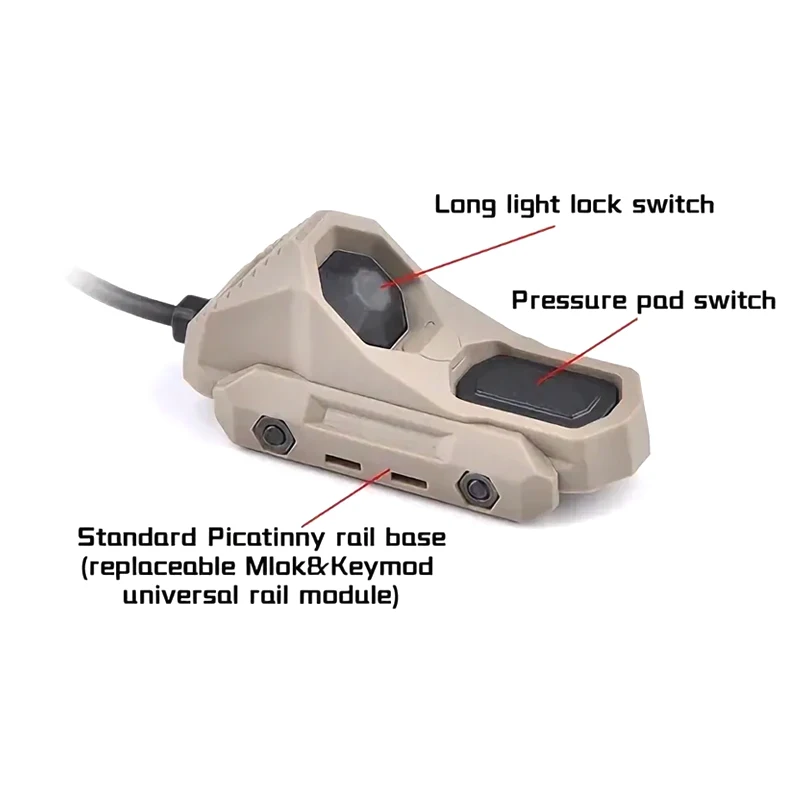 Linterna táctica AXON SF/2.5 con interruptor de presión remoto - imagen 3
