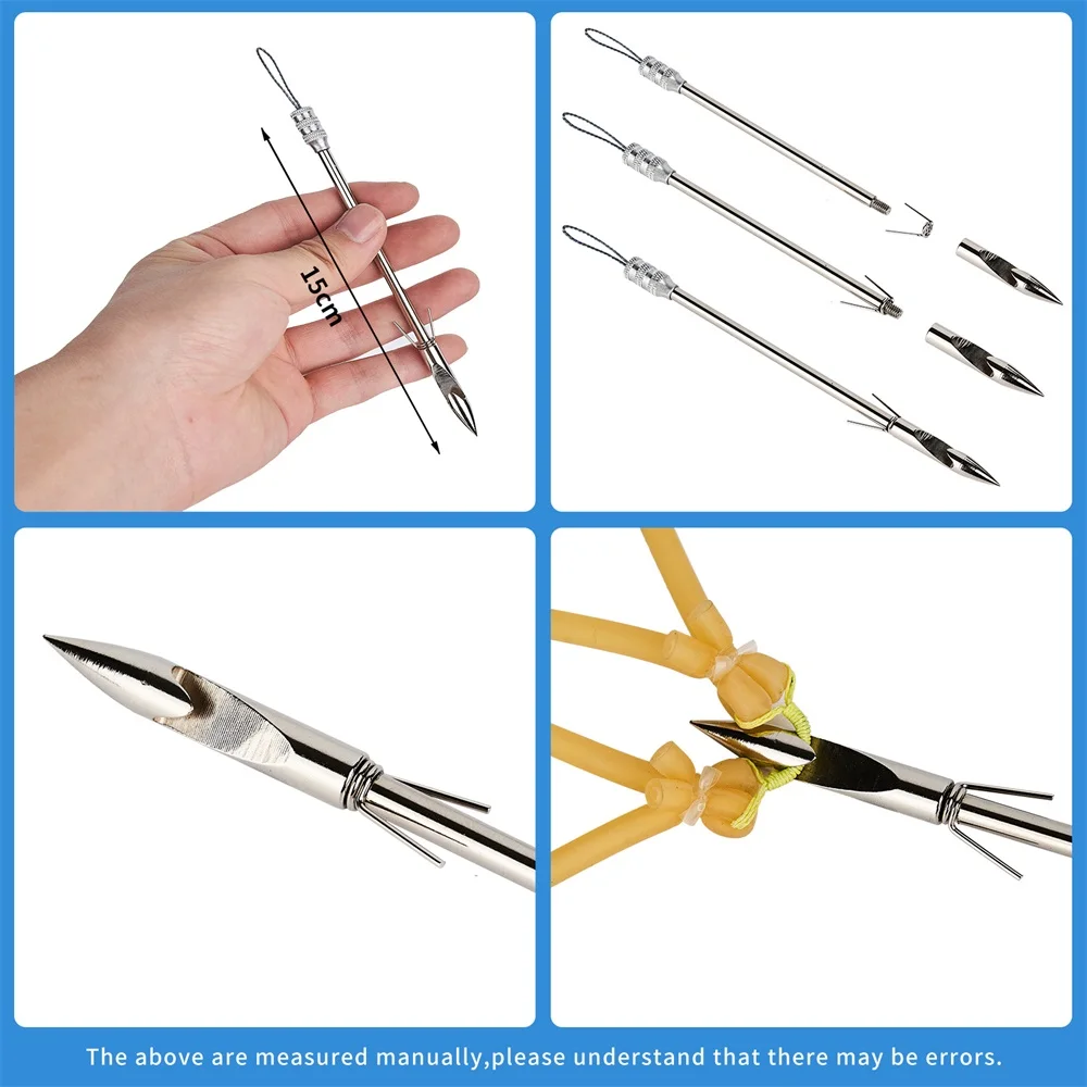 Kit tirachinas caza con carrete, puntas, protector y flechas - imagen 4