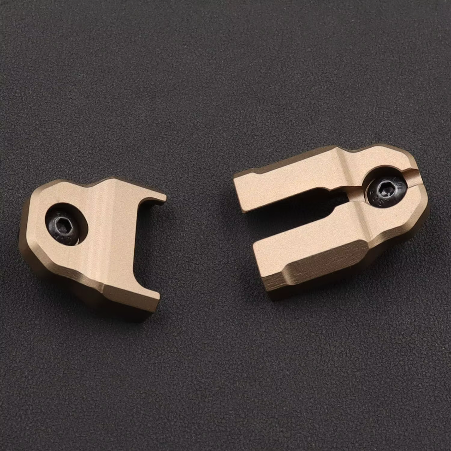 AQzxdc Placa Montaje Interruptor Presión M-LOK Aluminio para PEQ-15 - imagen 3