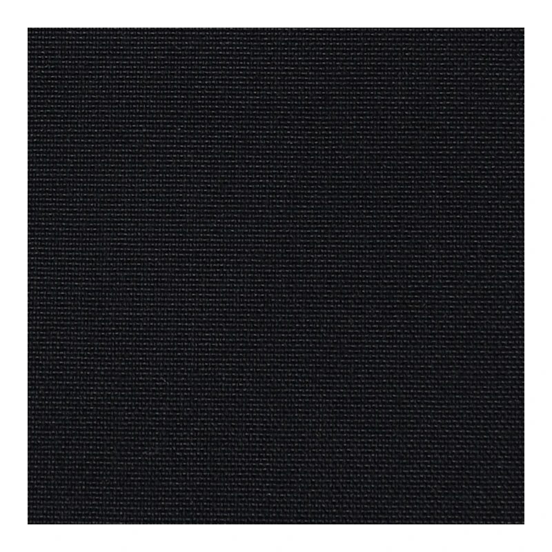 Tela Cordura táctica negra 500D nailon impermeable con PU