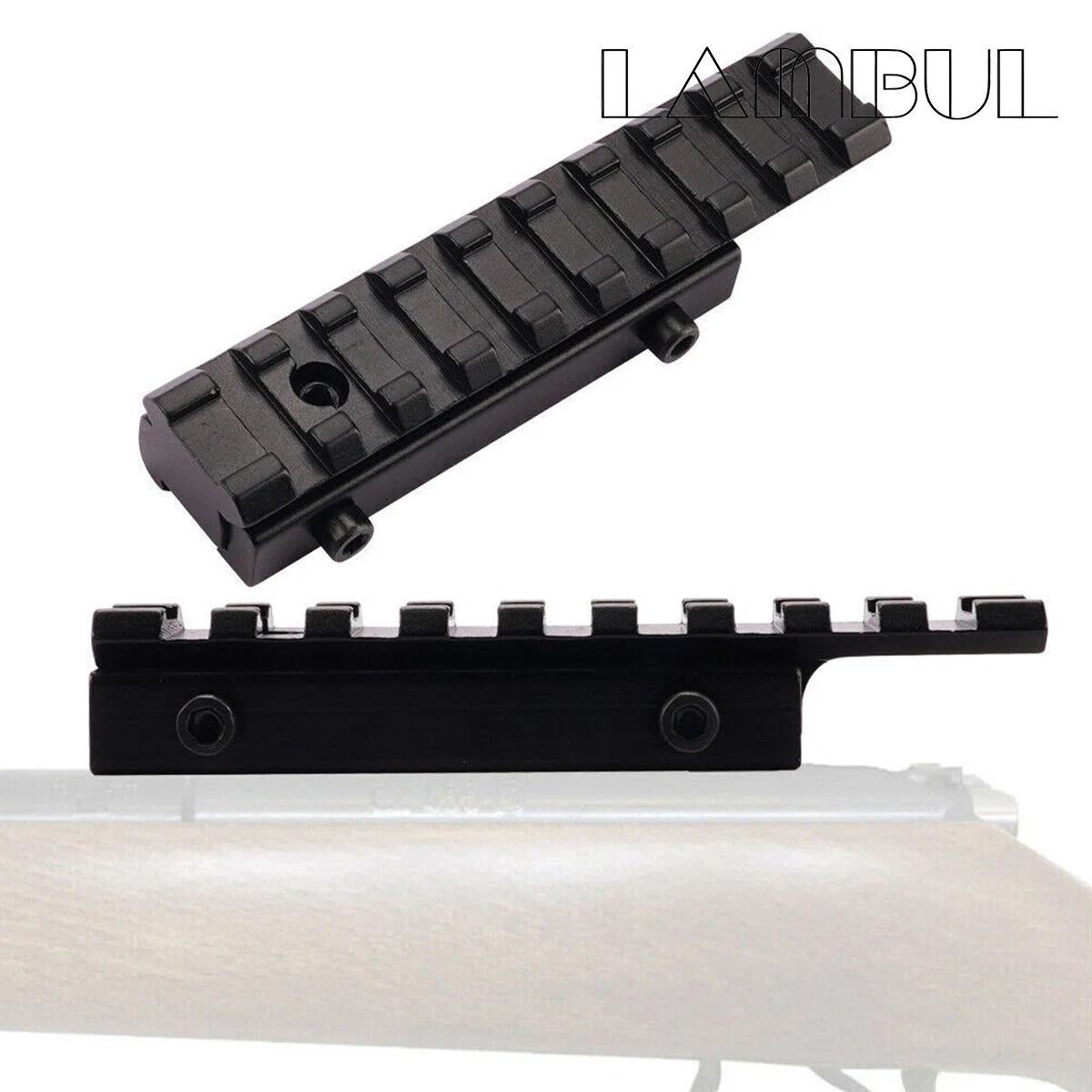 Base Picatinny Riel 11-20mm para Mira Telescópica – Adaptador Cola de Golondrina - imagen 5
