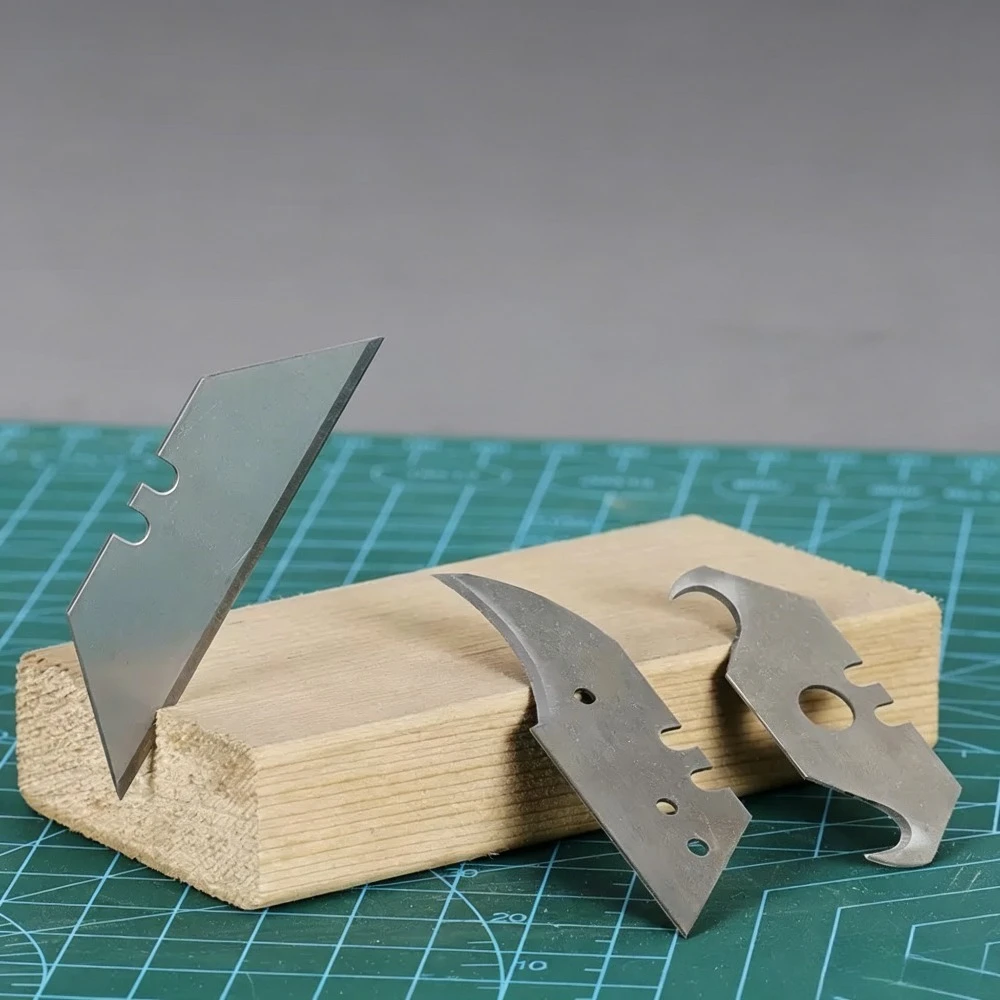 Cuchillas trapezoidales de acero al carbono para repuesto - imagen 3