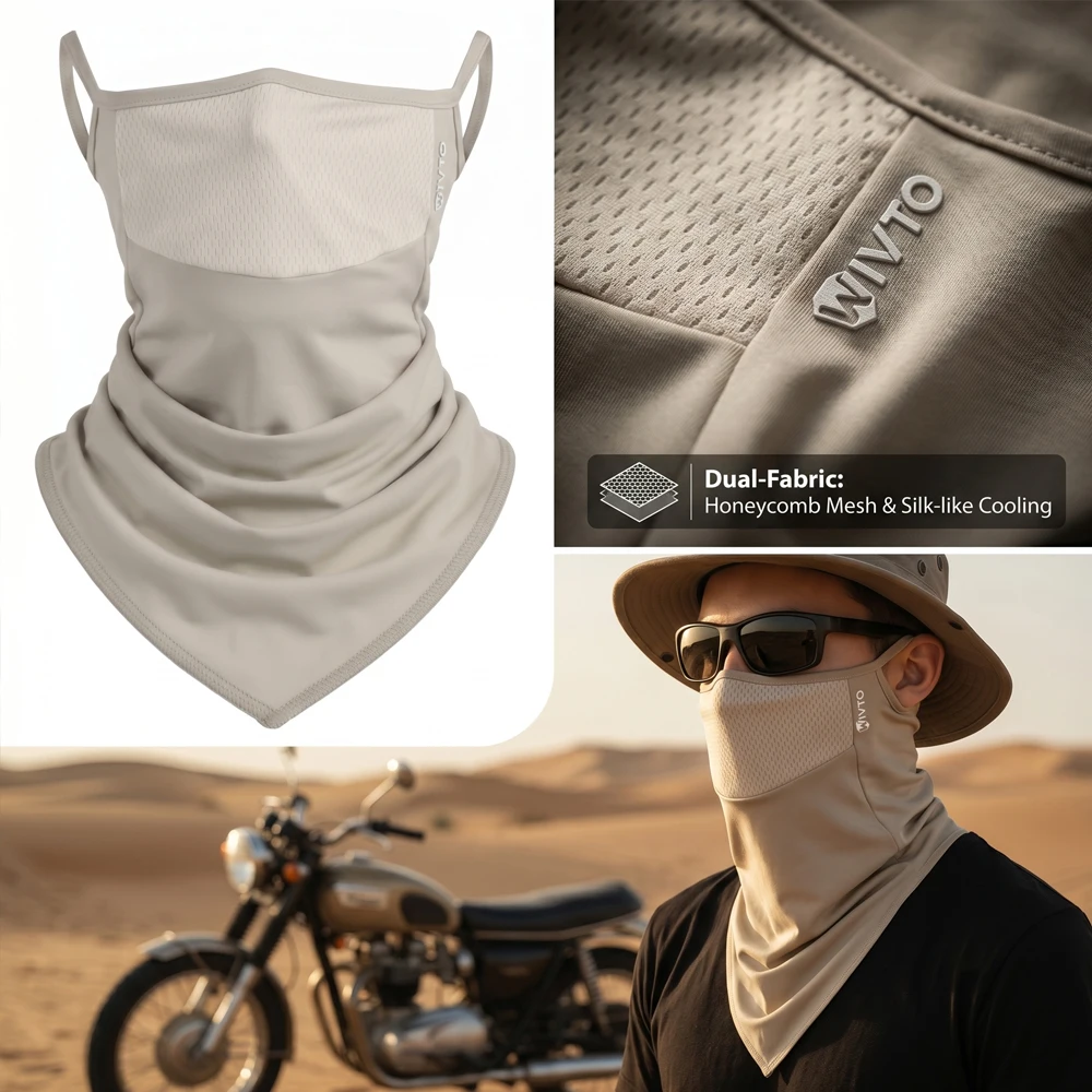 Máscara anti-UV transpirable para deporte al aire libre unisex - imagen 5