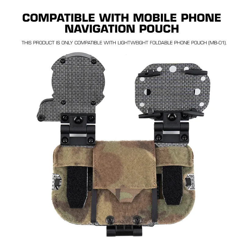 Panel de navegación MOLLE Compass 601 para portaplacas táctico - imagen 2