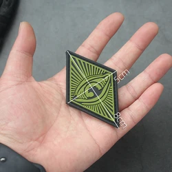 Parche táctico PVC luminoso Ojo de Dios – Insignia nocturna alta