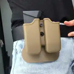 Portacargadores doble táctico universal 9mm/.40 para G17 M9 M92