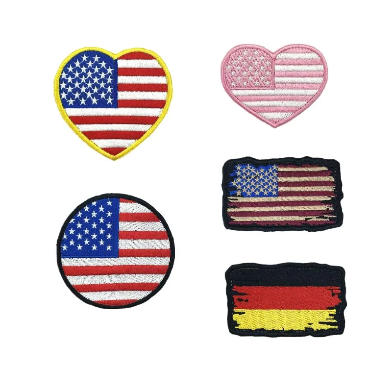 Parches termoadhesivos bandera americana – Para reparar y coser