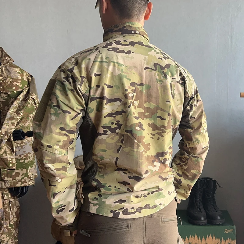 Chaqueta táctica Softshell PRO transpirable – Abrigo de acampada camuflaje - imagen 4