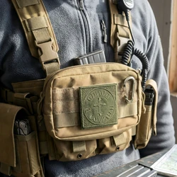 Parche táctico bordado ruso ortodoxo Salva y Protege con velcro