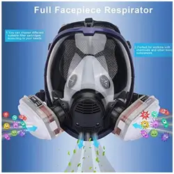3M 6800 Respirador facial completo para gas polvo y soldadura