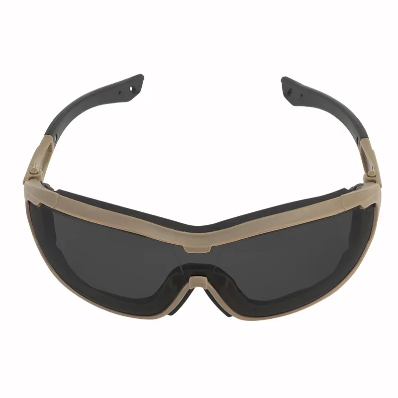 Gafas tácticas anti-viento con protección UV y lentes claras - imagen 2