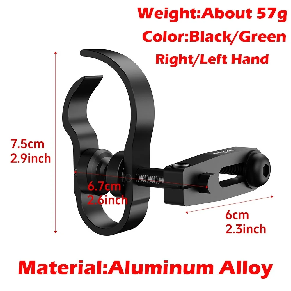 Reposaflechas aluminio Fish Hunter para arco compuesto diestra/zurda - imagen 4