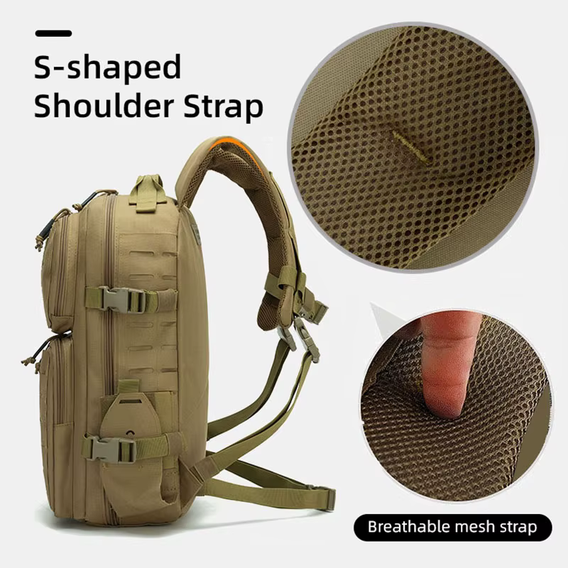 Mochila táctica MOLLE Laser para senderismo y outdoor