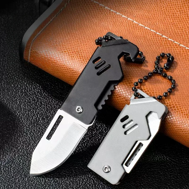 Cuchillo plegable exterior de acero D2 con abridor de botellas - imagen 3