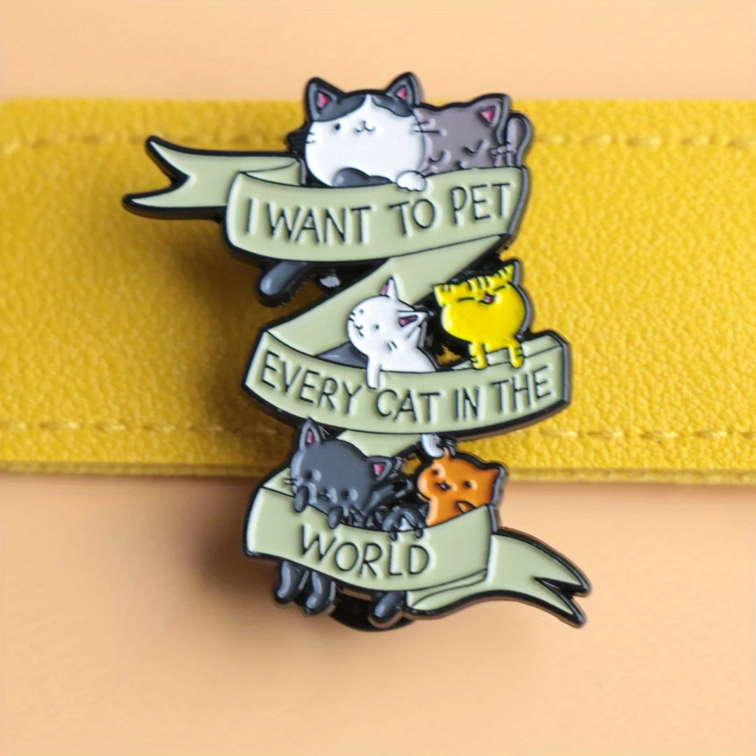 Broche esmaltado dibujos animados para chaqueta, mochila y collar - imagen 2