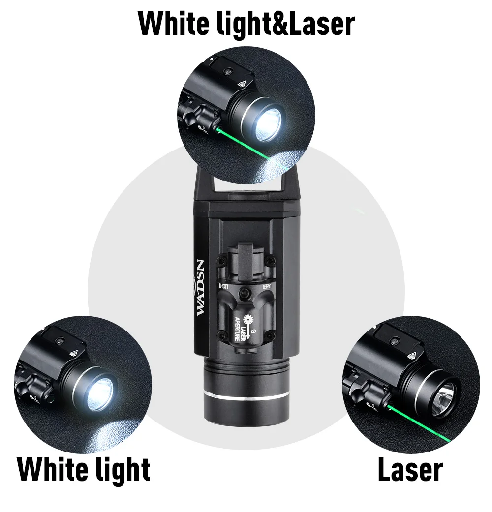 Luz LED blanca de alta potencia para mayor visibilidad
