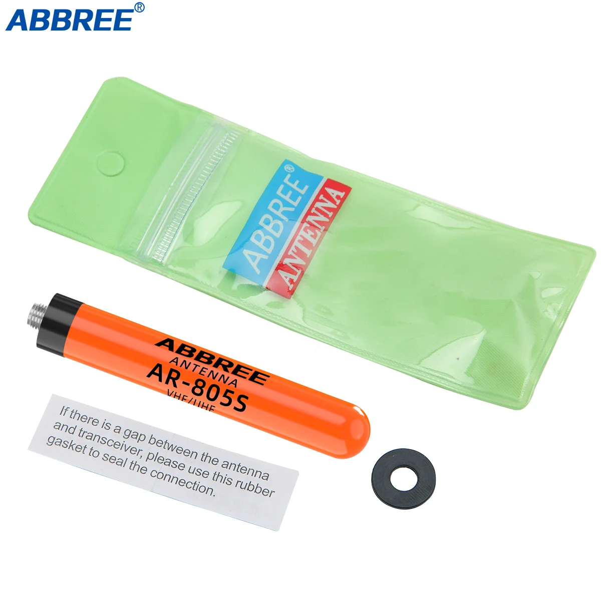 Antena ABBREE AR-805S Plus SMA hembra VHF UHF para walkie talkie - imagen 4