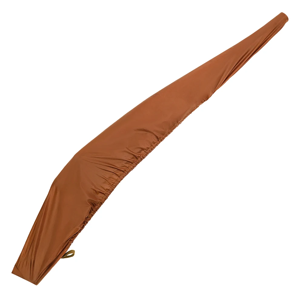 Funda de protección para rifle en color marrón con cierre elástico