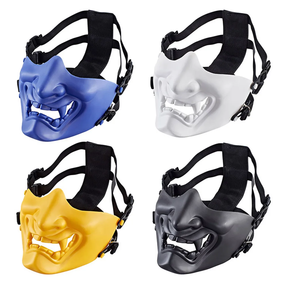 Máscara táctica media cara Ghostface para airsoft y paintball - imagen 5