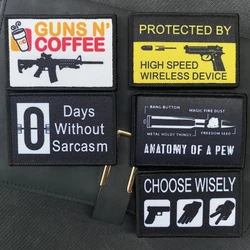 Morale patch pistola - parche adhesivo militar tipo Velcro resistente
