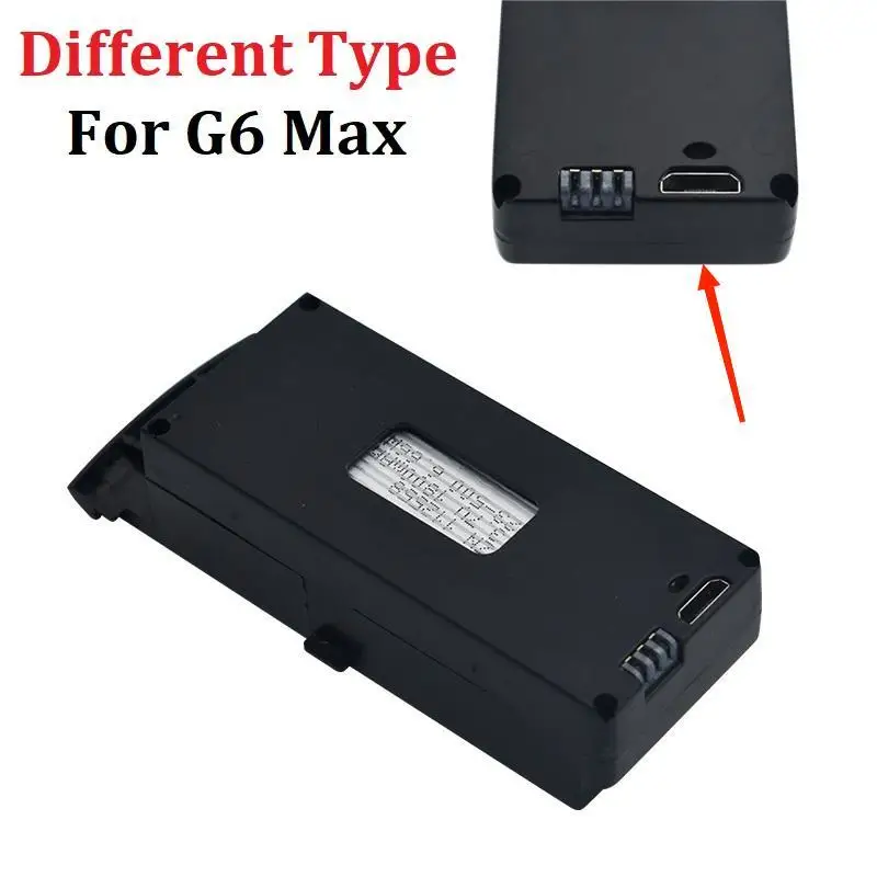 Batería recargable Q6 Max para dron – Compatibles G6, S6 y