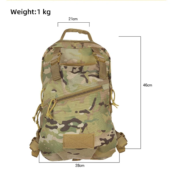 ERT Urban Assault Mochila táctica convertible gran capacidad viaje - imagen 4