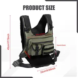 Bolsa táctica portamóvil para el pecho, aire libre y entrenamiento