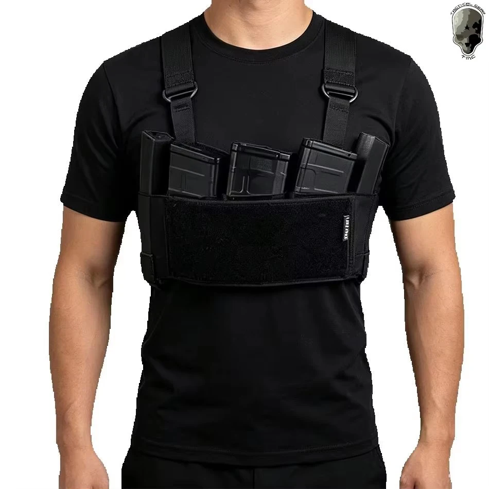 Chaleco táctico TMC RD ligero con bolsa para cargadores airsoft - imagen 4
