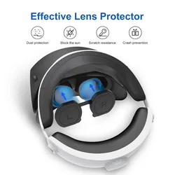 PSVR2 Cubierta antipolvo antiarañazos de silicona resistente al agua