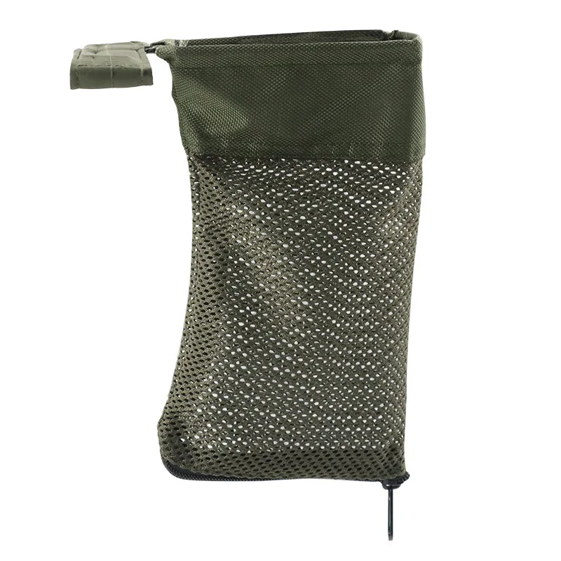 Shell catcher táctico de latón con malla ignífuga acolchada para cartuchos