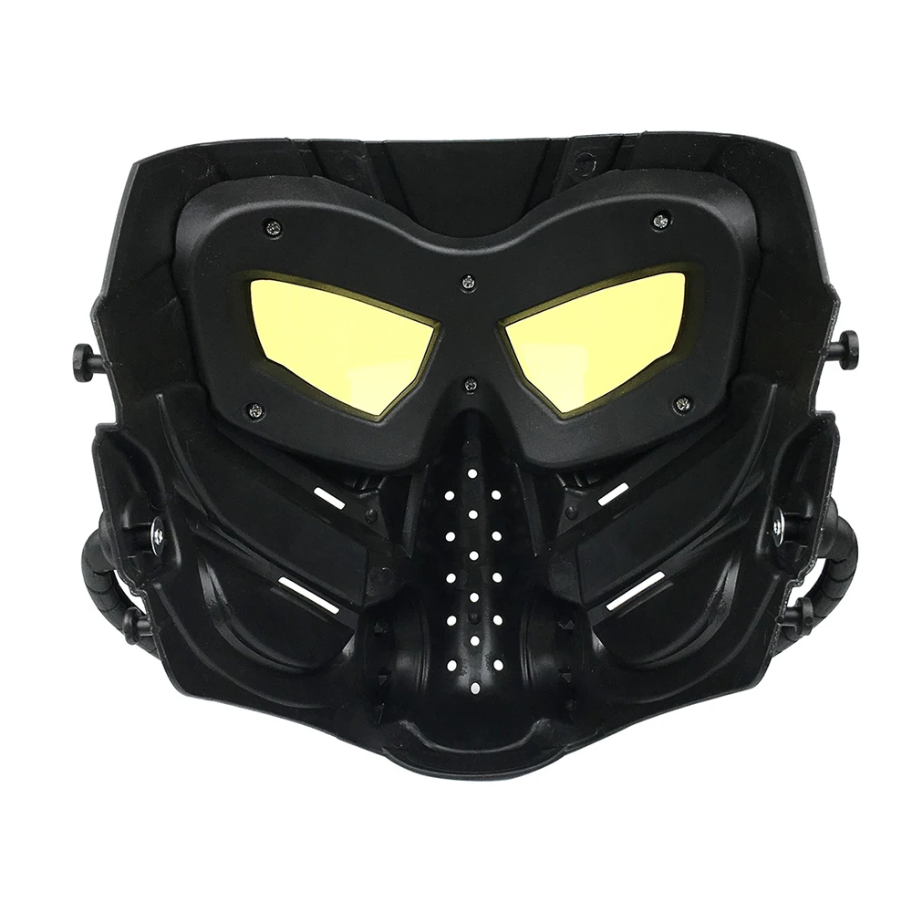 Máscara táctica calavera con visor – Airsoft y Paintball - imagen 2