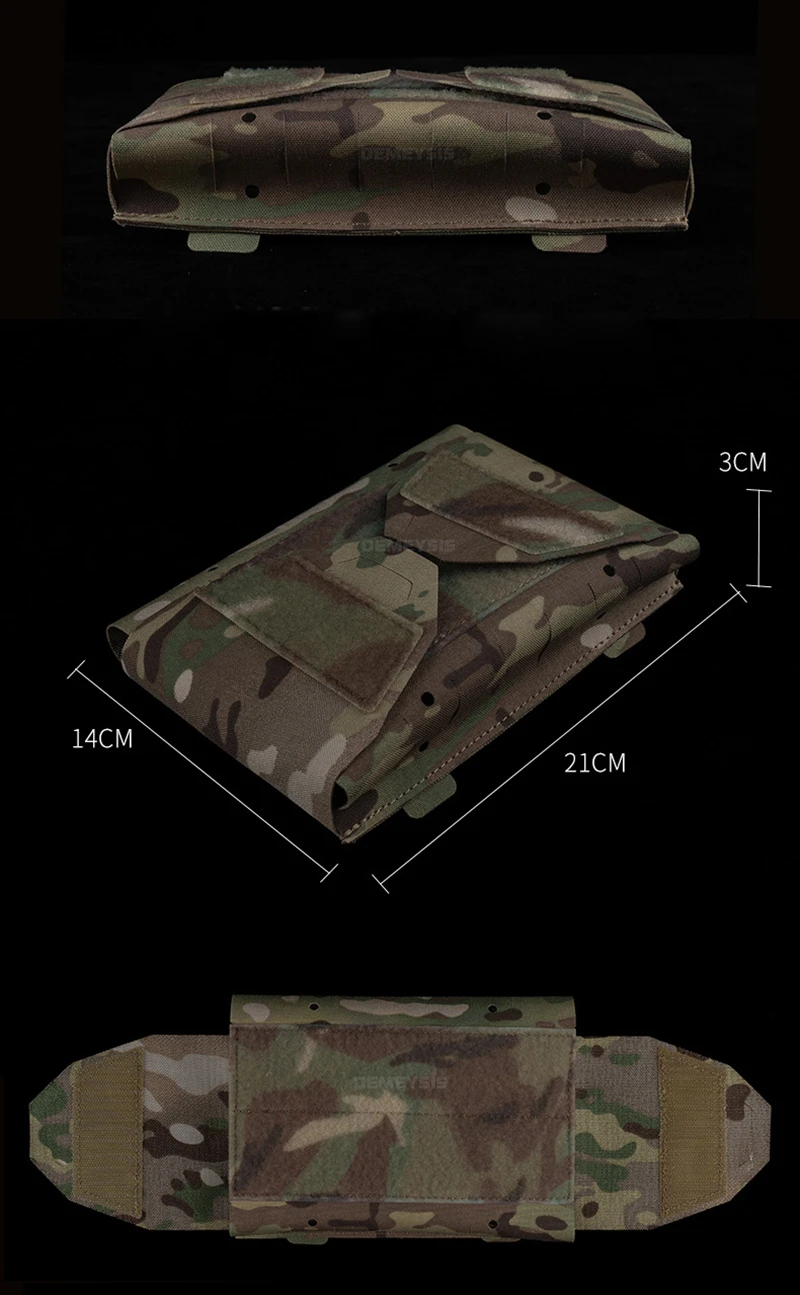 Panel trasero compatible con sistema MOLLE