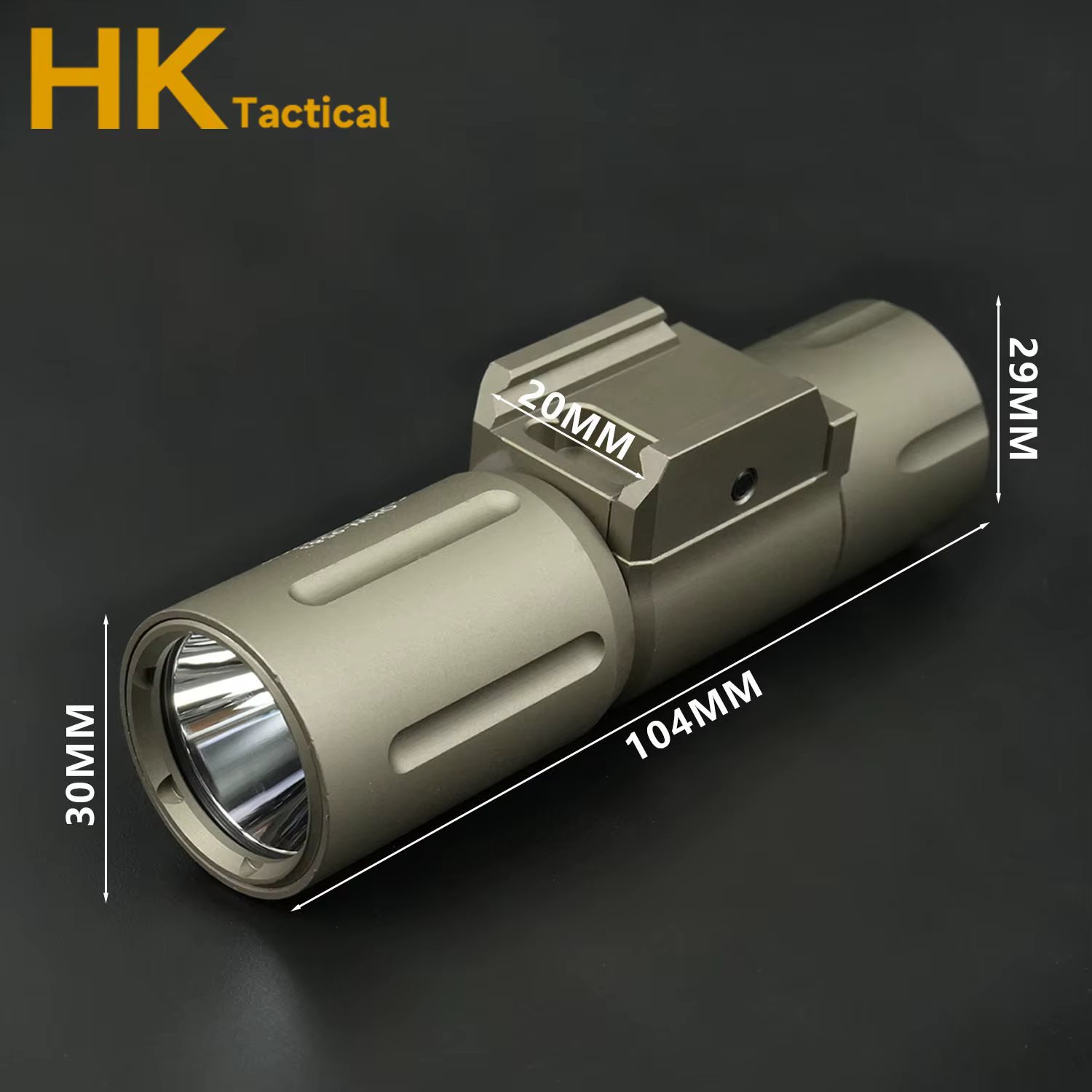 Linterna táctica Scout Light para riel Picatinny luz blanca - imagen 3