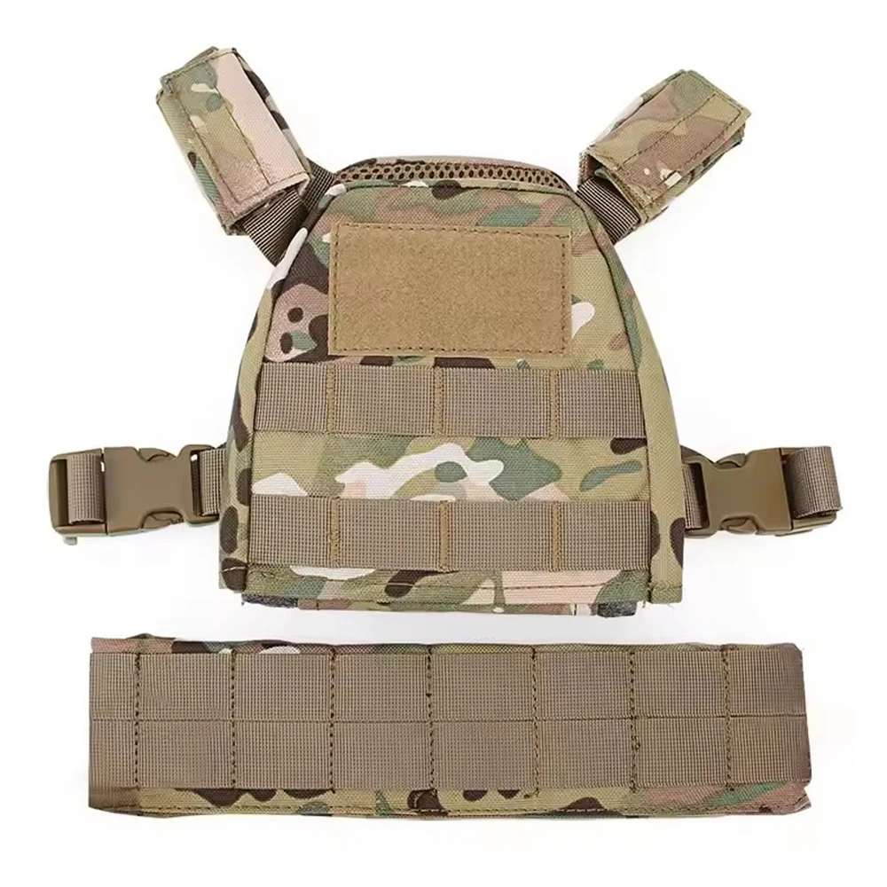 Chaleco MOLLE táctico infantil Airsoft portaplacas - imagen 5