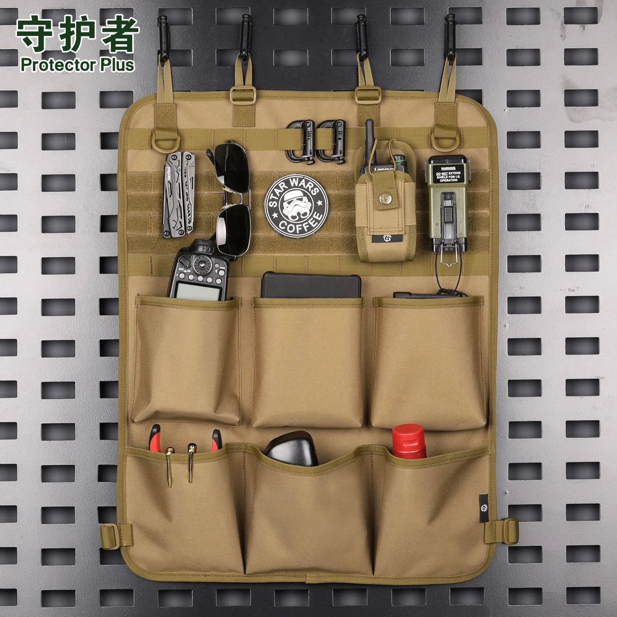 Bolsa táctica colgante multiusos para respaldo de coche y acampada - imagen 4