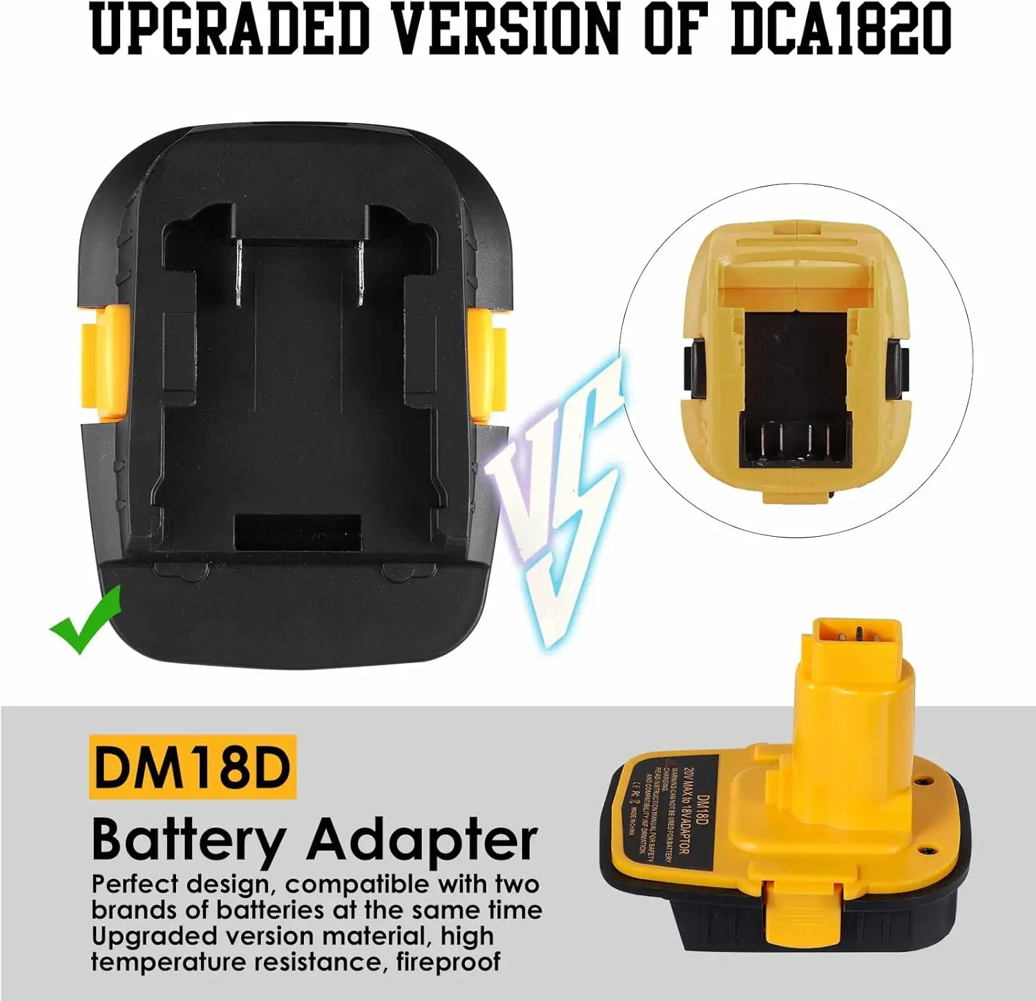 Adaptador batería Dewalt 20V para convertir Milwaukee 18V a NiCd/NiMH - imagen 3