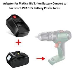 Adaptador batería MT18BSC Makita a Bosch 18V para herramientas eléctricas