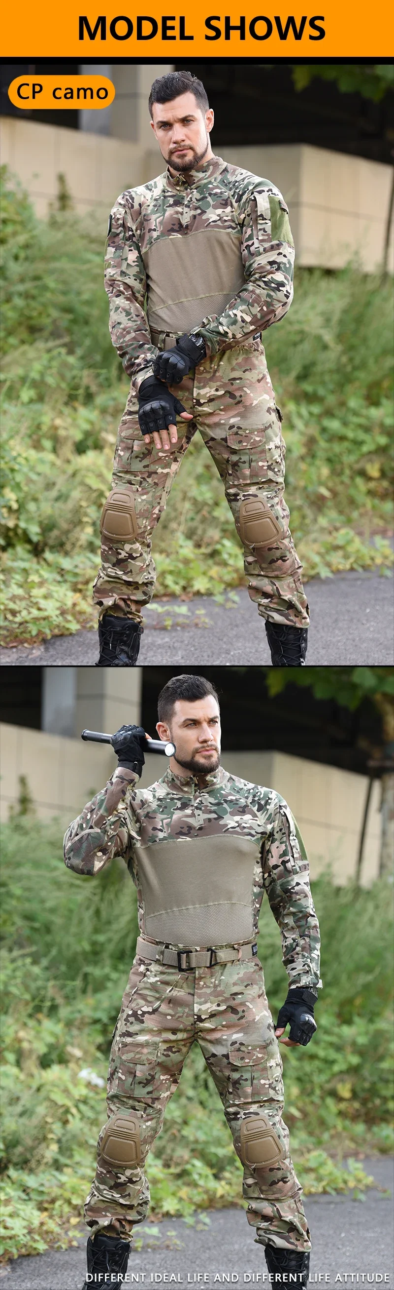 Camisa táctica con bolsillos