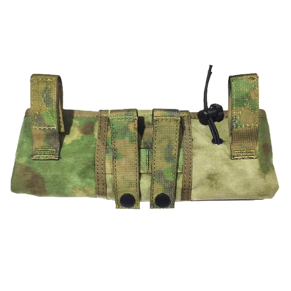 Detalle del diseño plegable y MOLLE