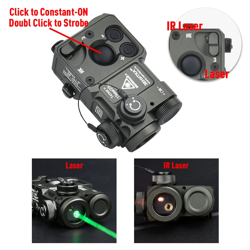 WADSN PERST-4 Indicador Estroboscópico IR Táctico Rojo Verde Azul - imagen 5