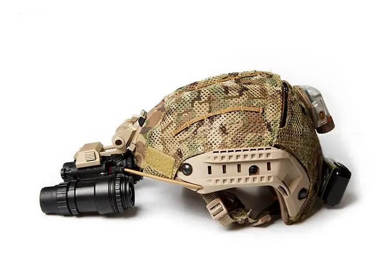 AF Funda táctica de camuflaje para casco con malla CP2 - imagen 2