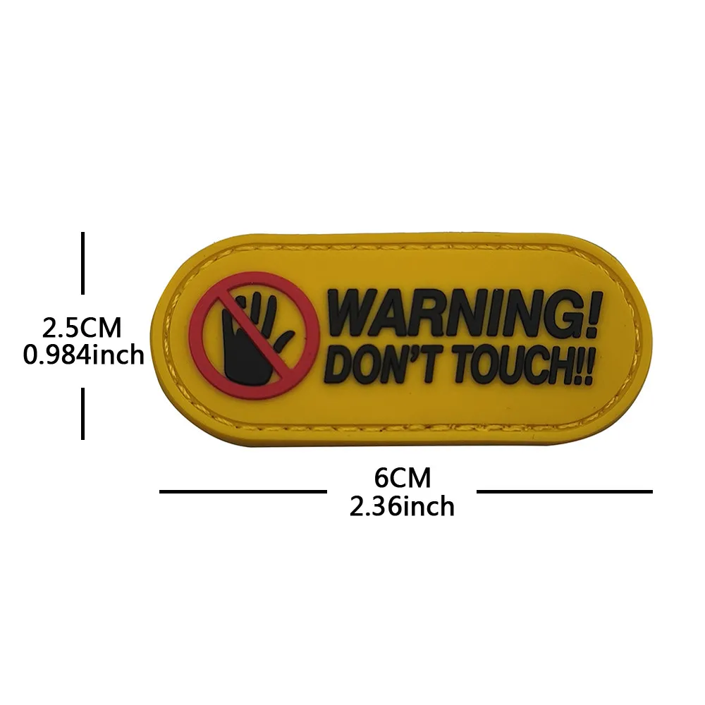 Parche luminoso de gancho PVC para identificación nocturna mochila - imagen 5